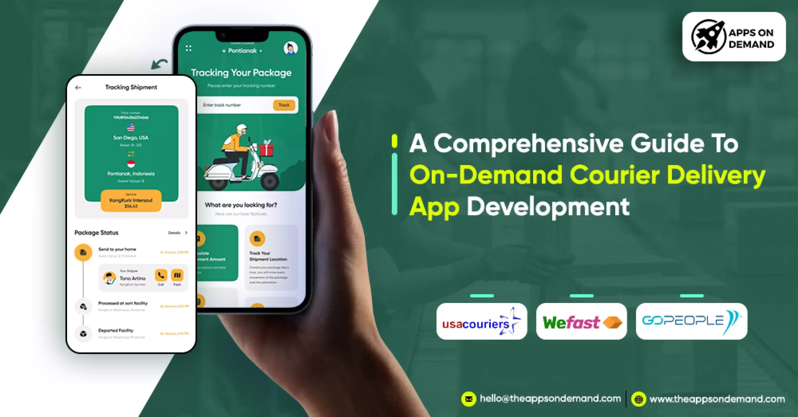 On-Demand Courier Delivery App Development