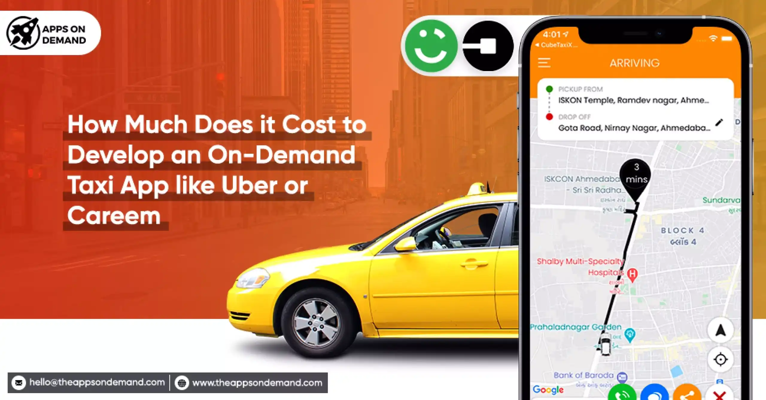 On-Demand Taxi App Like Uber or Careem