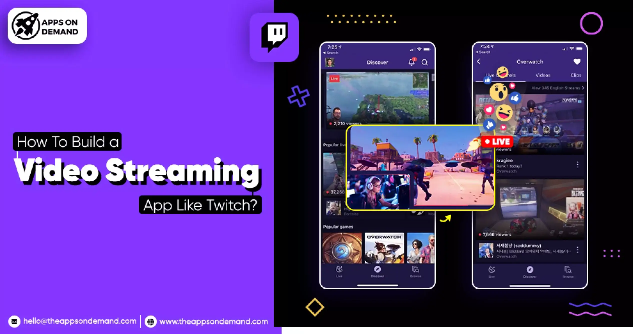 How To Build A Video Streaming App Like Twitch?