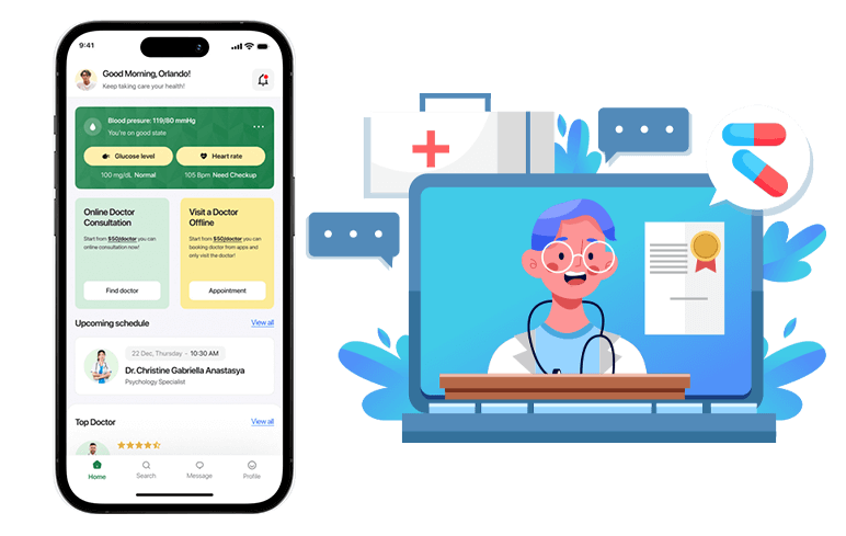 on demand doctor app development services